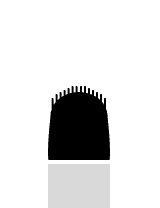 Scrubber brush shape